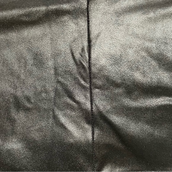 SPANX Faux Leather Side Stripe Leggings 2X Black - Picture 13 of 14